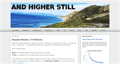 Desktop Screenshot of andhigherstill.com